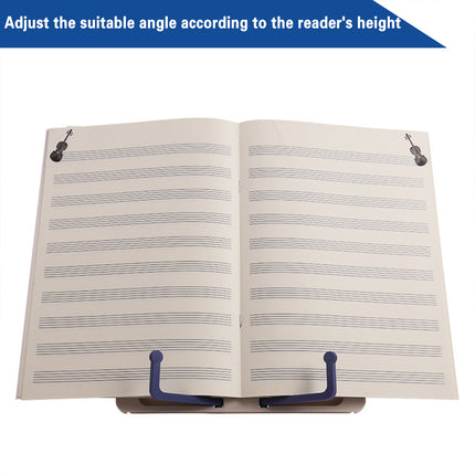 Lightweight Portable Adjustable Plastic Book Stand Music Sheet Holder 202x156mm