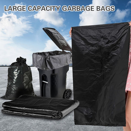 50PCS Large Trash Bags 140cmx120cm Garbage Bags for Kitchen Home Use