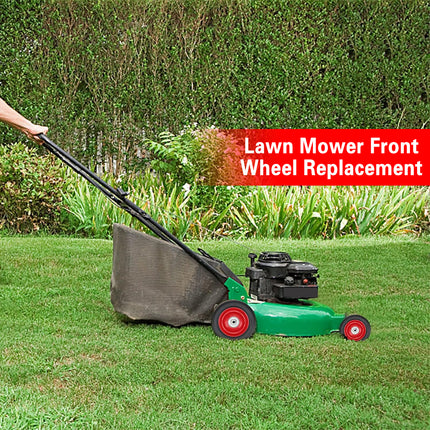 2PCS Cart 6 Inch Silent Solid Wheel Non Pneumatic Heavy Duty Anti Stabbing