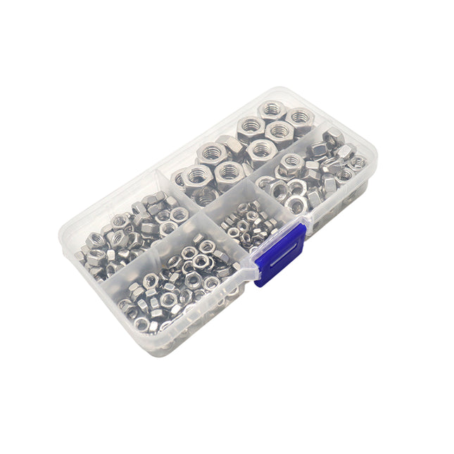 Stainless Steel Nuts 220pcs Nut Sets Hardware Fasteners Assortment Kit Nuts