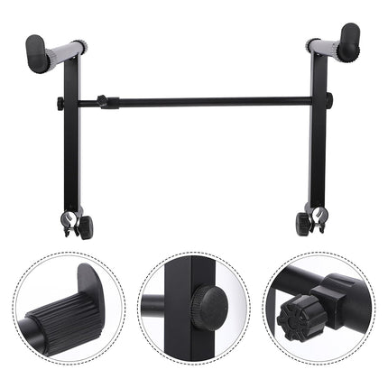 Electronic Keyboard Stand Adjustable Height X Type Piano Stand Double Pipe Raised Stand