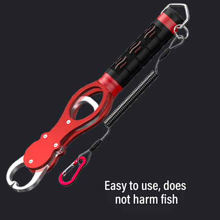 Multi Function Fish Control Clamp with Scale Fishing Tool Portable Lip Gripper