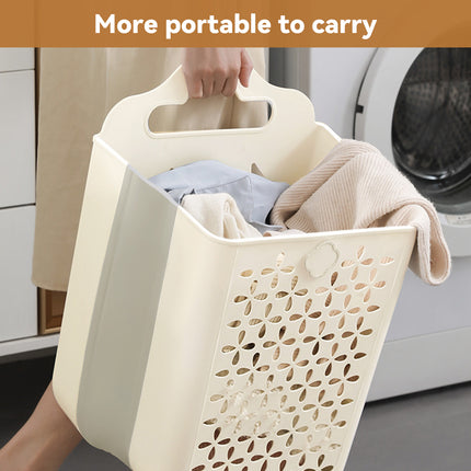 Wall Mounted Foldable Laundry Basket for Bedroom Laundry Room Space Saving