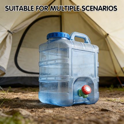 20L Large Water Container Tank with Tap for Camping Travel Picnic Outdoor Use