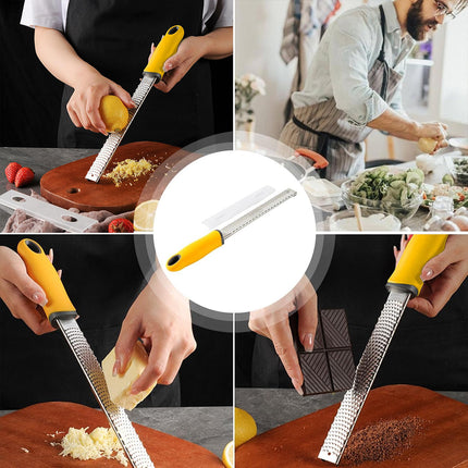 304 Stainless Steel Cheese Grater Sharp Blades Easy Clean For Cheese Butter