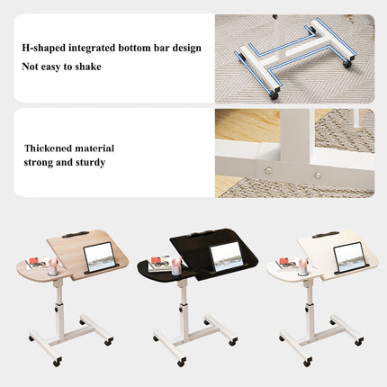 Portable Adjustable Height Laptop Desk Stand Mobile Table For Bed Sofa Office