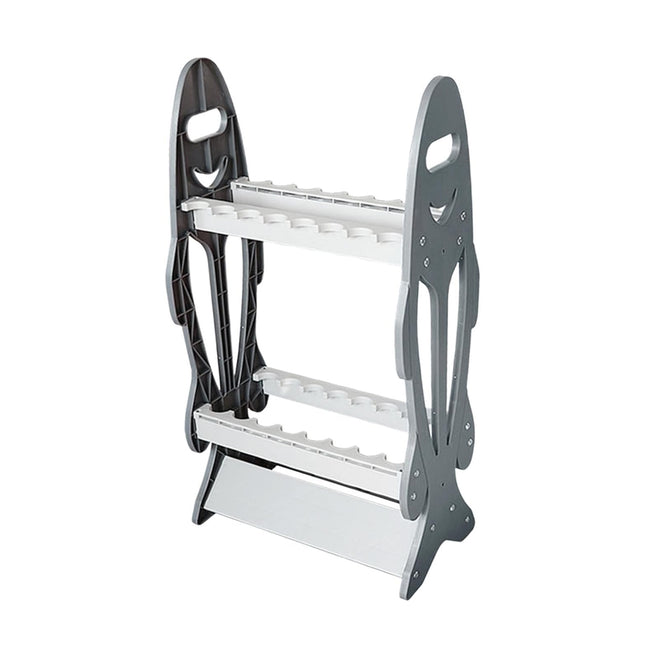 Fishing Rod Display Rack Stand Holder Net Rod Support Storage Organizer for Gear