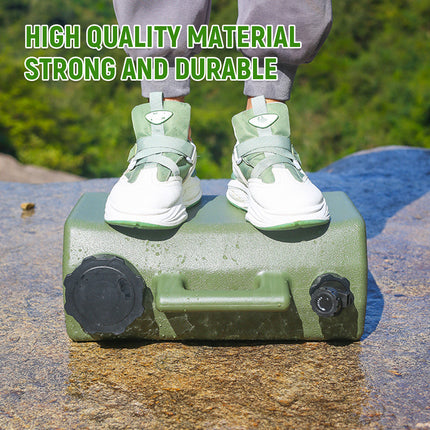 Portable 20L Water Tank Container with Tap Camping Car Outdoor Storage