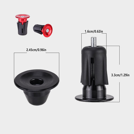 2Pairs Mountain Bike Handlebars Handlebar Covers Plugs Cycling Accessories Grips