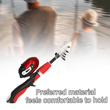 Compact Telescopic Fishing Rod Portable 1.4m Pole for Travel and Outdoors