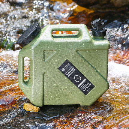 10L Portable Water Container with Tap for Car Camping Hiking Picnic Travel