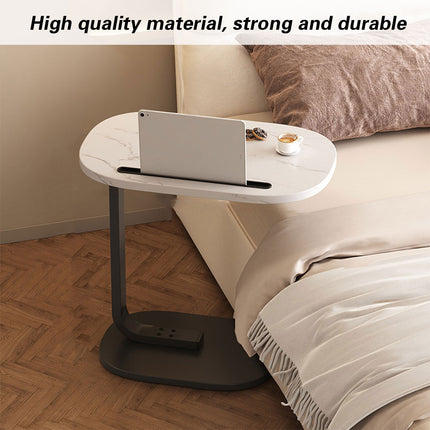 Mini Side Table Wooden Board Movable Lightweight Small Desk Compact Home Office
