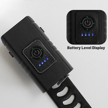 1000 Lumens Bike Aluminum Front Rear Light Set USB Charging Waterproof Sturdy