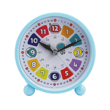 Student Desktop Alarm Clock 10cm Cute Simple Clock for Kids Bedroom Learning Use