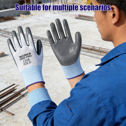 N518 Work Gloves Touch Screen Non Slip Wear Resistant Safety Labor Protection