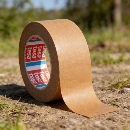 Silent Kraft Paper Carton Packing Tape Hand Tearable High Load