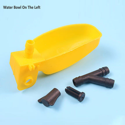 Bird Water Dispenser Set 12PCS Plastic Feeder Cups for Quail Pigeon Cage Bowl