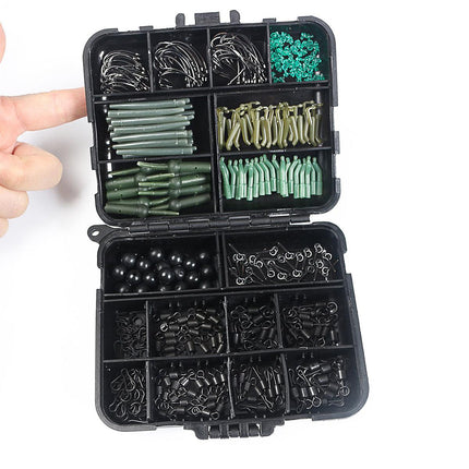 420pcs Carp Fishing Accessories Set Hooks Tackle Gear for Angler Equipment