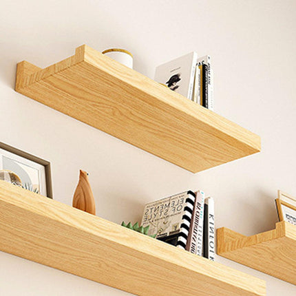 Wall Mounted Floating Storage Shelves Wood Rack Display Shelf Home Organization