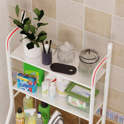 Bathroom Storage Shelf Metal Rack Space Saving Durable for Toiletries Towels