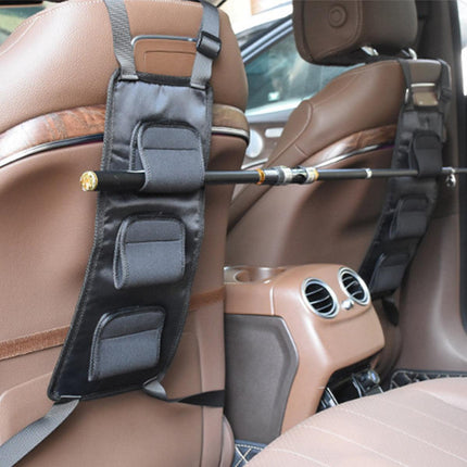 2pcs Car Fishing Rod Holder Portable Fishing Rod Shelf Car Fixing Stand Set