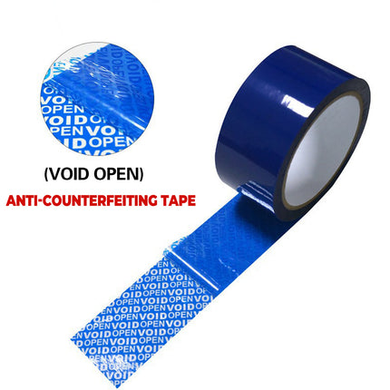 Blue VOID Tamper Evident Sealing Tape for Cartons Documents and Parcels