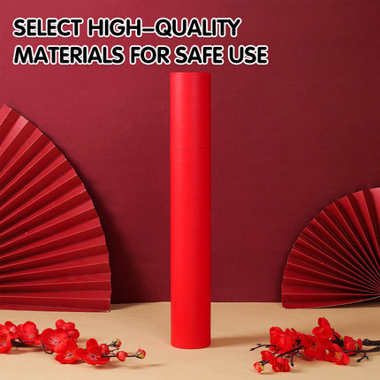 10PCS Gift Wrap Paper Tubes 5.3x36.5cm Red for Arts Crafts Scrapbooking Storage