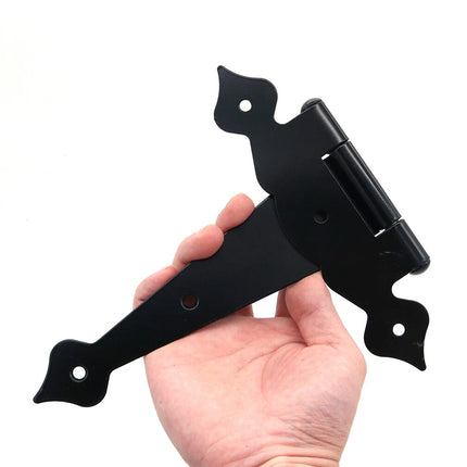 Shed Hinges 4PCS Heavy Duty Strap Hinge for Wooden Gate Barn Door Fence Hardware