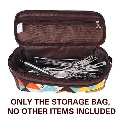 Camping Cookware Storage Bag Portable Travel Wash Bag Tableware Organizer Case