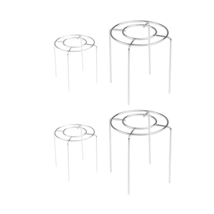 Round Cake Cooling Rack 8PCS Wire Stand 13.5 and 17cm for Baking Pastry Dessert