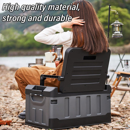 Folding Storage Box Large Capacity Organizer Collapsible Container for Home Use