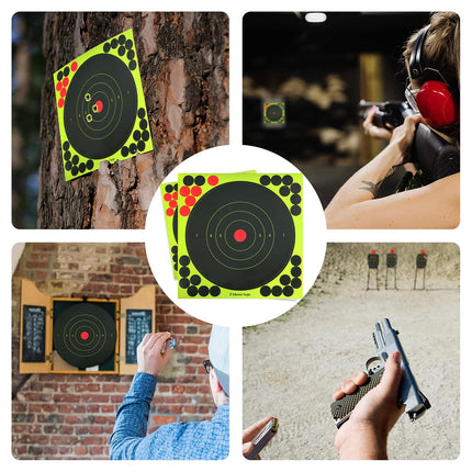 Shooting Target Sticker Set  Green Aiming Decal for Practice Training