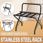 Stainless Steel Foldable Luggage Rack Portable Storage Stand for Suitcase Travel
