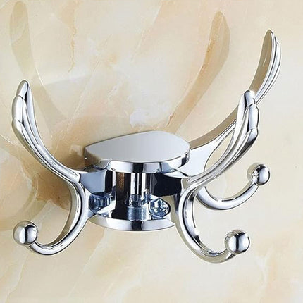 Wall Mounted Coat Hook Rotating Design Foldable Hook Space Saving For Home