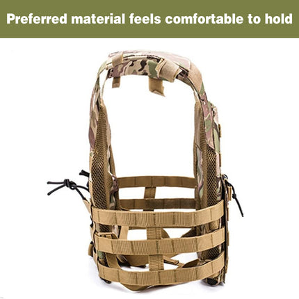 Outdoor Tactical Vest Adjustable Utility Vest Airsoft Paintball Gear
