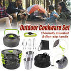 Portable Outdoor Camping Cookware Set for Hiking Picnics Backpacking Travel Use
