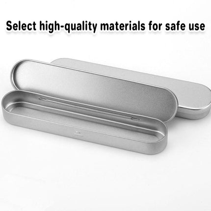 20PCS Metal Pencil Box Storage Case Tin Pen Holder Durable Packaging Organizer