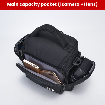 Portable Mirrorless Camera Shoulder Bag Waterproof Shockproof For Camera Storage