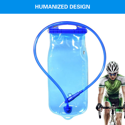 Collapsible Water Bag PEVA 1L 2L 3L Foldable Hiking Camping Drinking Tube