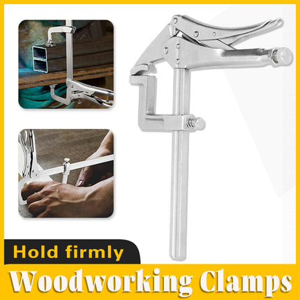 Adjustable Woodworking Clamp Quick Release Slide Rod Clamping Pliers Tool Set