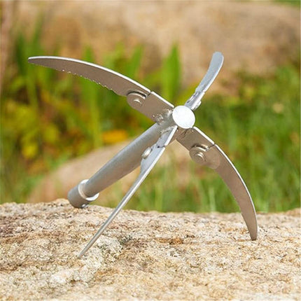 Outdoor Fishing Tackle Folding Claw Anchor Knife Fishing Hook Grass Anchor Tool