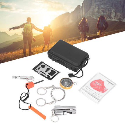 Outdoor Emergency Survival Equipment Set for Hiking Camping Disaster Prep Use