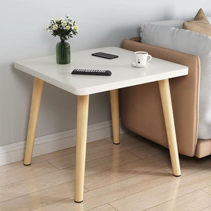 Simple Bay Small Sitting Table Mini Round Coffee Table Short Table for Window
