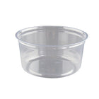 100PCS Transparent Packing Box Plastic Dessert Bowl Food Container
