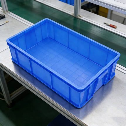 2PCS Rectangular Thickened Plastic Storage Box Durable for Household Storage Use