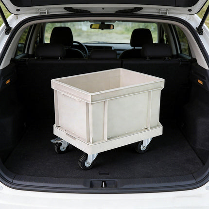 Heavy Duty Thickened PP Plastic Storage Box Durable Can Choose Base Pulley Use