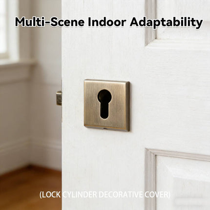 Square Lock Cylinder Decorative Cover 3 Colours