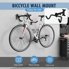 Telescopic Bike Wall Mount Double Hook Padded Frame Hanger
