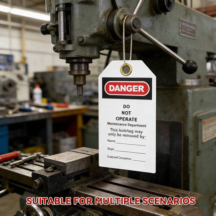 Danger Do Not Operate Safety Tags 30 Pack 13.6x7.5cm