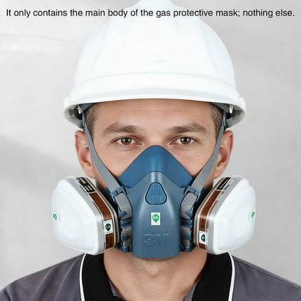 Reusable Half Face Respirator Mask Silicone Medium Painting Spray Dust
